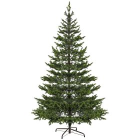 HOMCOM 9ft Artificial Sparse Christmas Tree with Steel Stand and 4306 Tips for Home Office Holiday