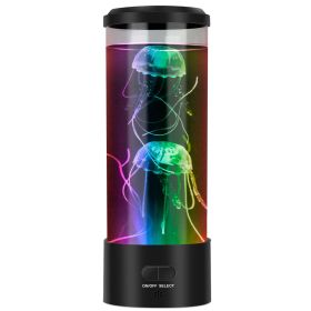 Multi-color Changing Jellyfish Lava Lamp - USB Electric Night Light for Home Office